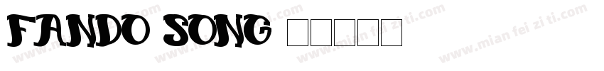 fando song字体转换